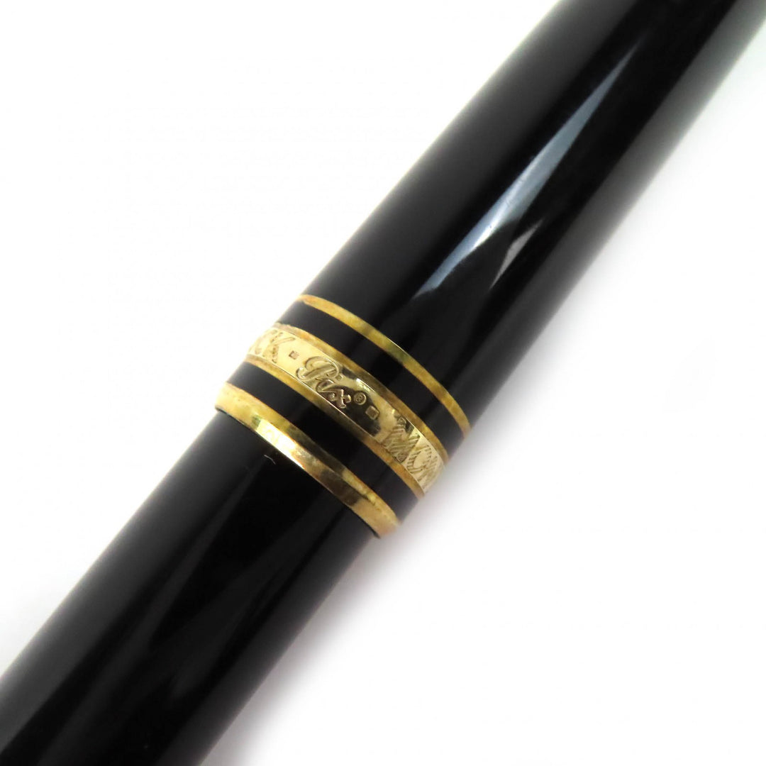 Very Good MONTBLANC Meisterstück Classic 146 Ballpoint Fountain Pen Set of 2 14K
