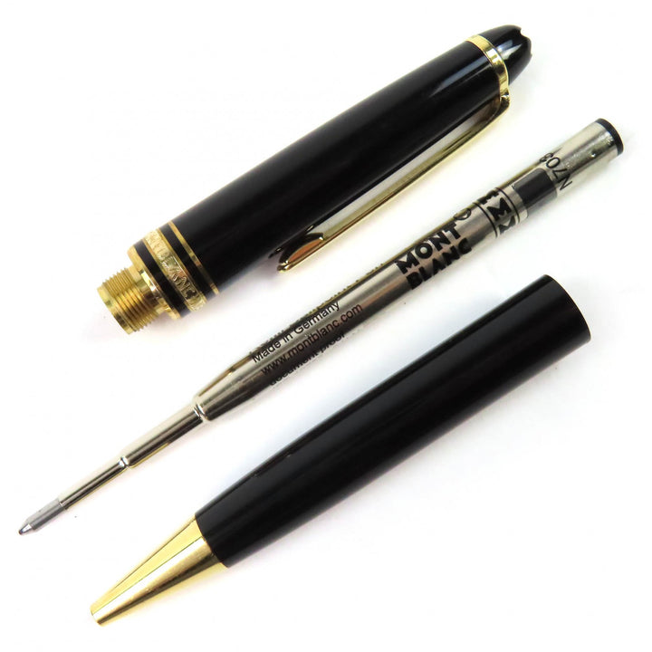 Very Good MONTBLANC Meisterstück Classic 146 Ballpoint Fountain Pen Set of 2 14K