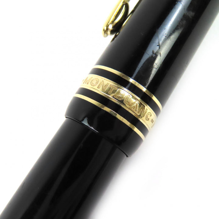 Very Good MONTBLANC Meisterstück Classic 146 Ballpoint Fountain Pen Set of 2 14K