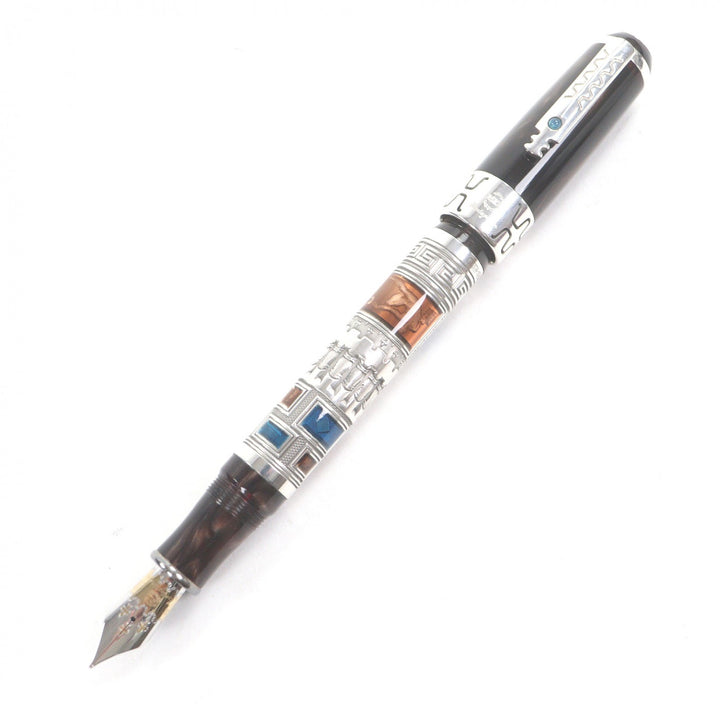 Excellent Montegrappa fountain pen L.E. 2000 Human Civilization