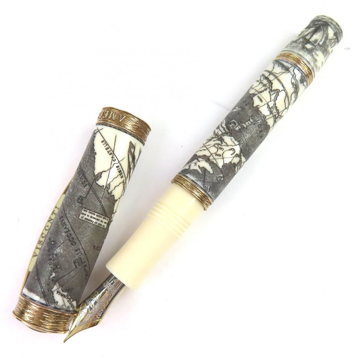 Great Visconti fountain pen Amerigo Vespucci 500 pieces worldwide 070/500 V55652