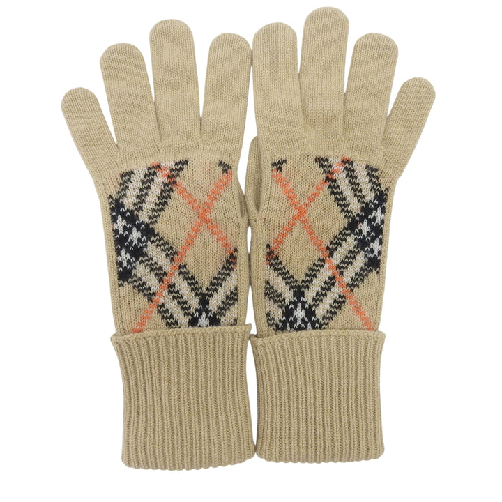 Pristine BURBERRY gloves beige cashmere mens 8098890