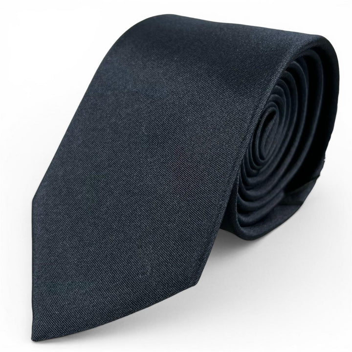 Pristine DIOR tie solid Navy silk mens 23U1047AU001
