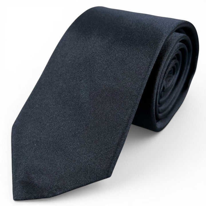 Pristine DIOR tie Solid Design Dark navy silk mens 23U1047AU001
