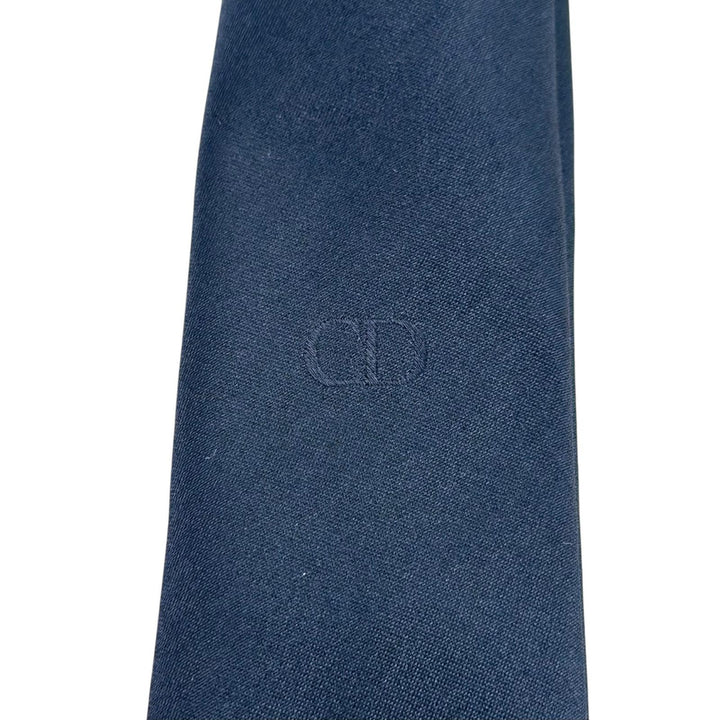 Pristine DIOR tie Solid Design Dark navy silk mens 23U1047AU001