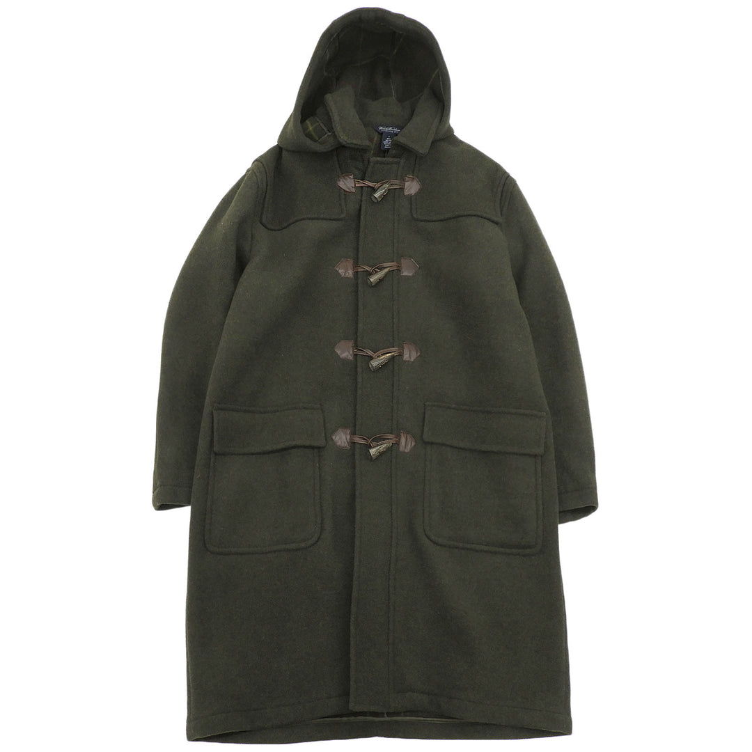 Great Brooks Brothers Duffel coat Dark green wool mens L