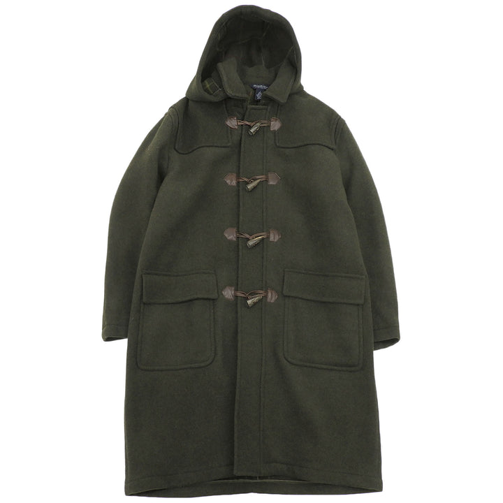 Great Brooks Brothers Duffel coat Dark green wool mens L