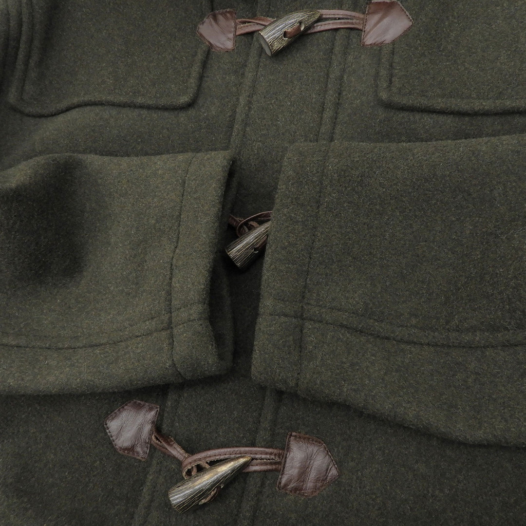 Great Brooks Brothers Duffel coat Dark green wool mens L