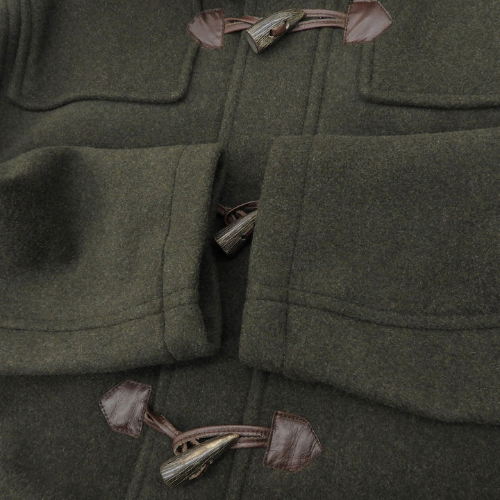 Great Brooks Brothers Duffel coat Dark green wool mens L