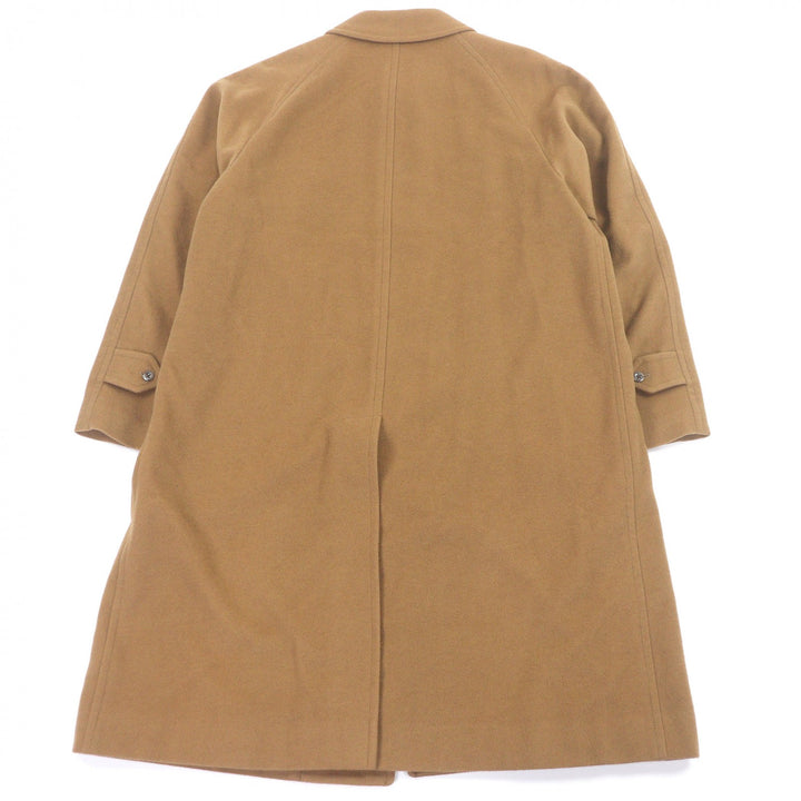Great Burberrys coat fly front beige wool mens
