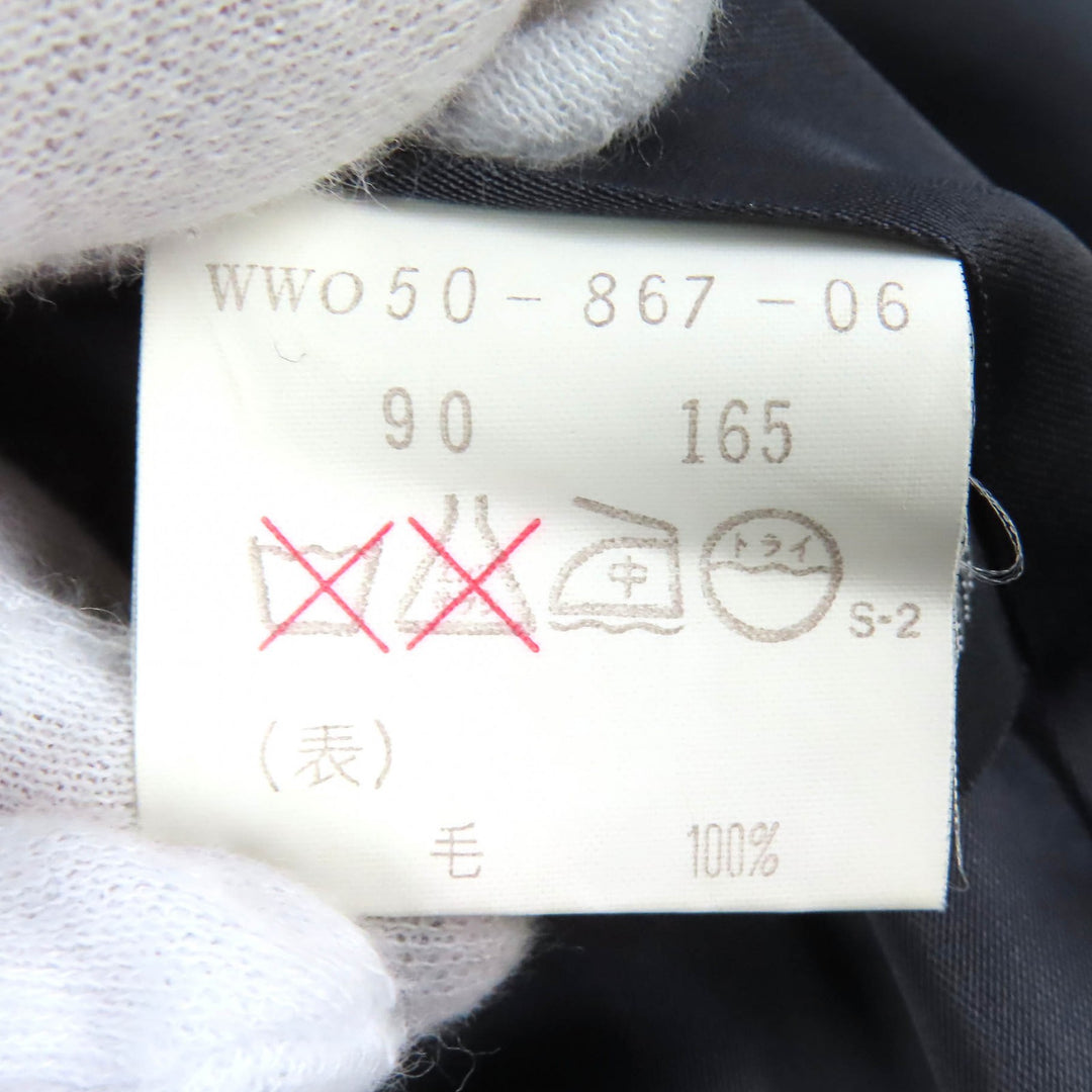 Great Burberrys coat long Charcoal gray cashmere mens