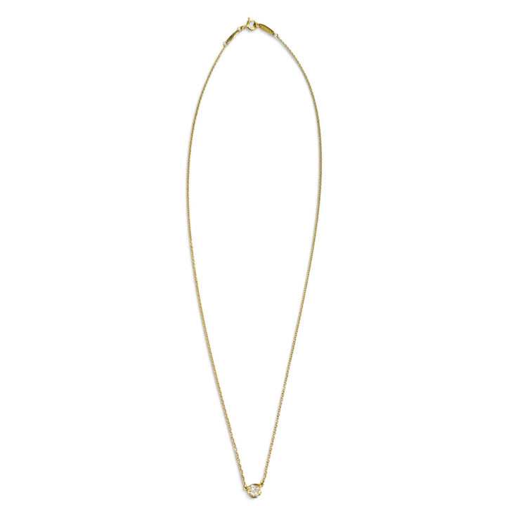 Excellent TIFFANY&Co. By the yard 1P Diamond Necklace 750 (Yellow Gold) 30117719