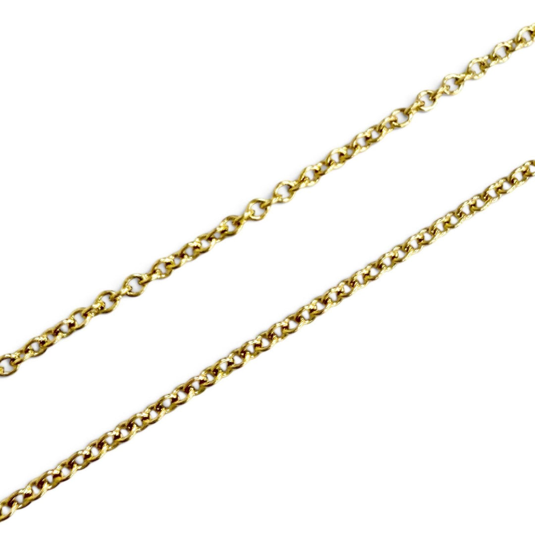 Excellent TIFFANY&Co. By the yard 1P Diamond Necklace 750 (Yellow Gold) 30117719