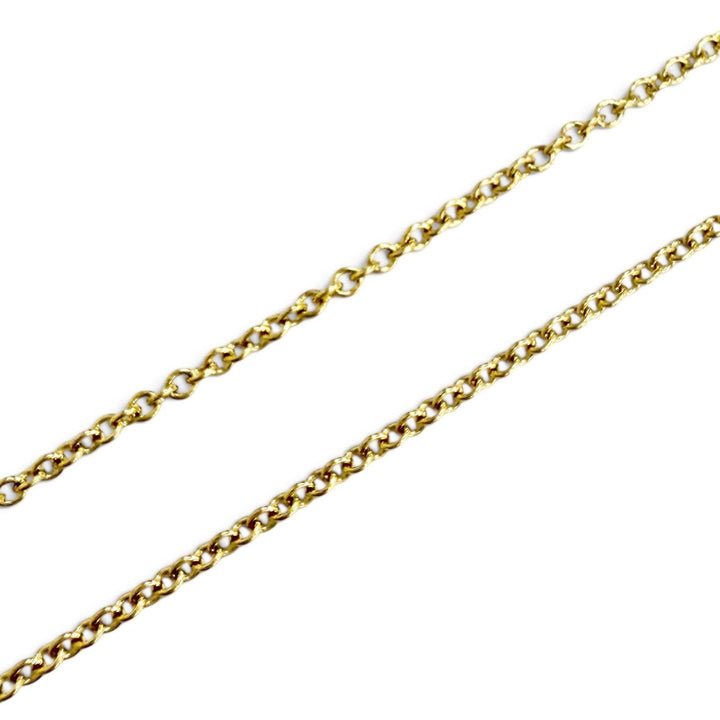 Excellent TIFFANY&Co. By the yard 1P Diamond Necklace 750 (Yellow Gold) 30117719
