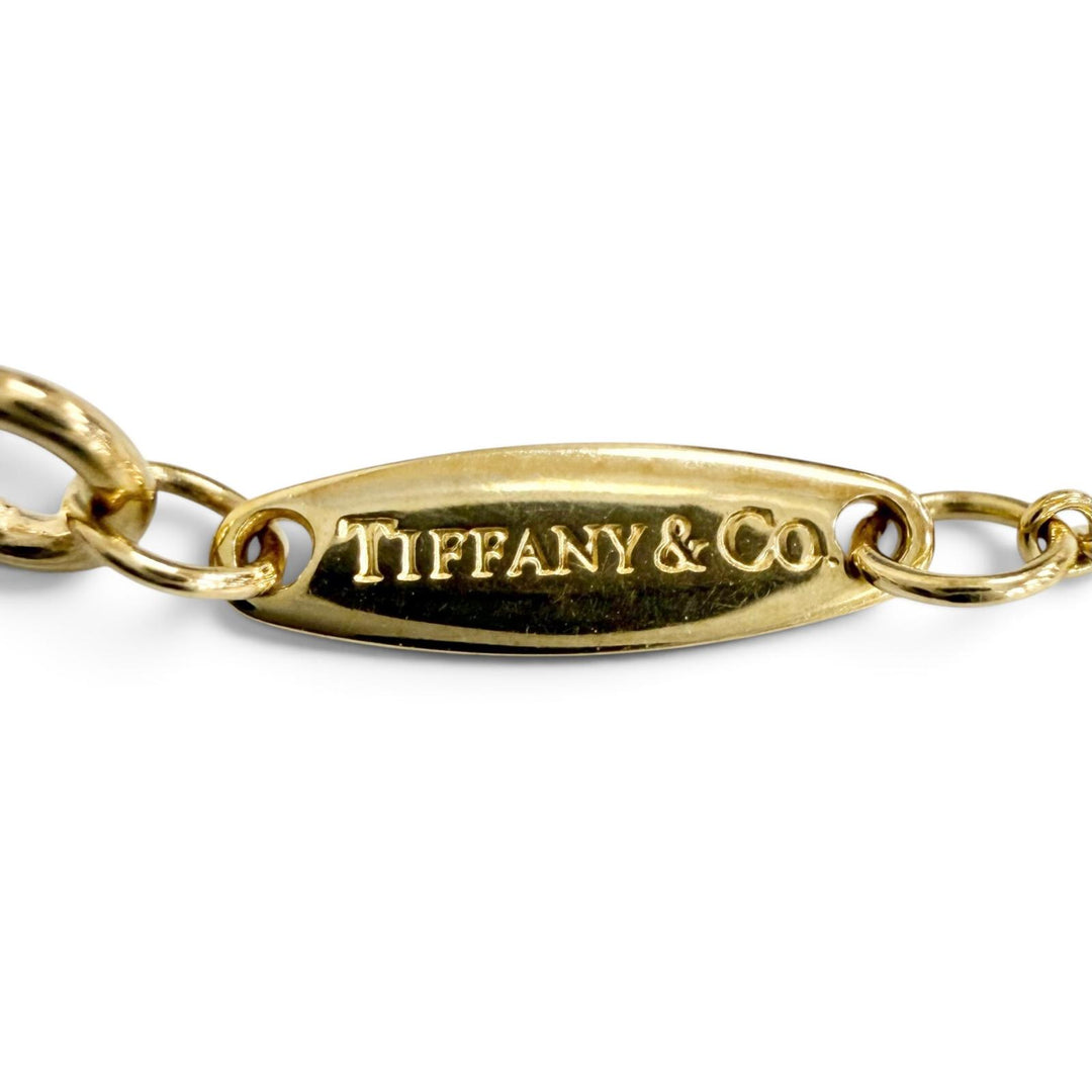 Excellent TIFFANY&Co. By the yard 1P Diamond Necklace 750 (Yellow Gold) 30117719
