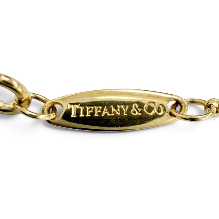 Excellent TIFFANY&Co. By the yard 1P Diamond Necklace 750 (Yellow Gold) 30117719