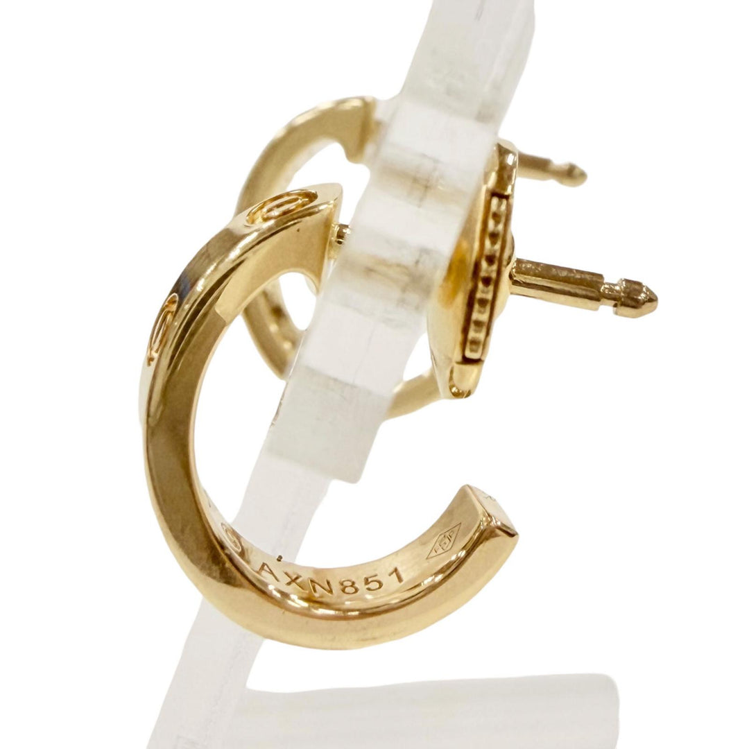 Excellent Cartier Pierce LOVE Mini Love Hoop Earrings (Small Model) 750 AXN851