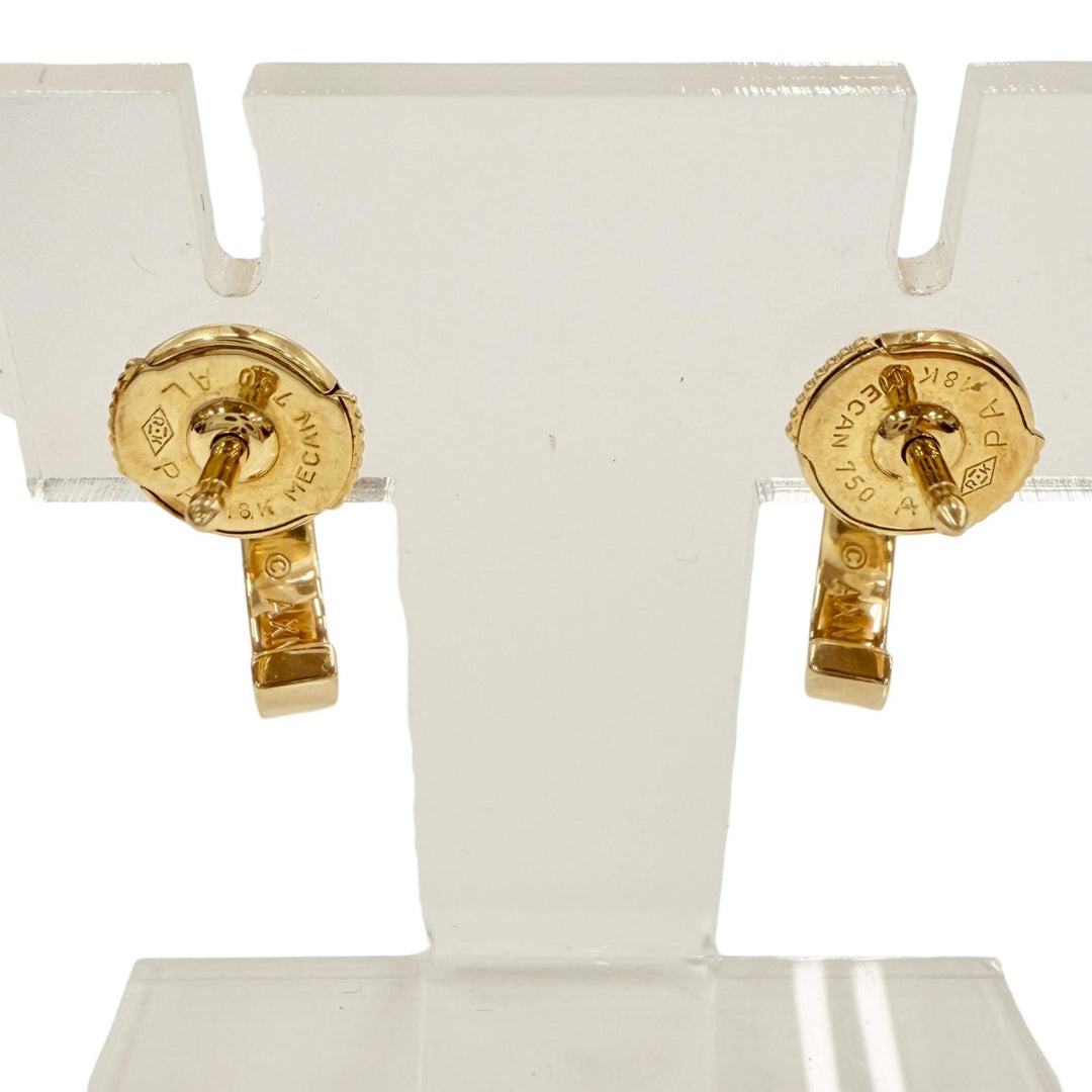 Excellent Cartier Pierce LOVE Mini Love Hoop Earrings (Small Model) 750 AXN851