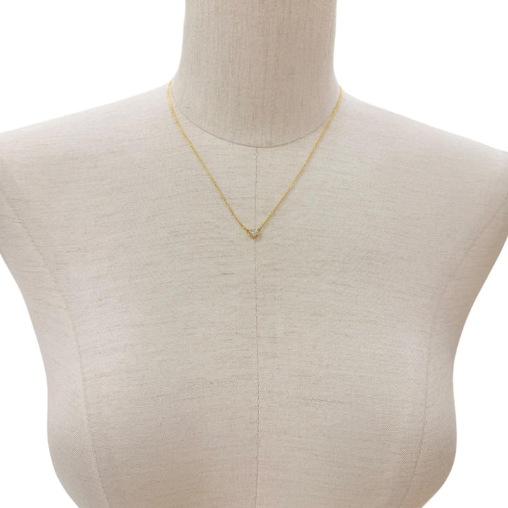 Excellent TIFFANY&Co. Necklace By the yard Yellow Gold AU750 Women 30883543