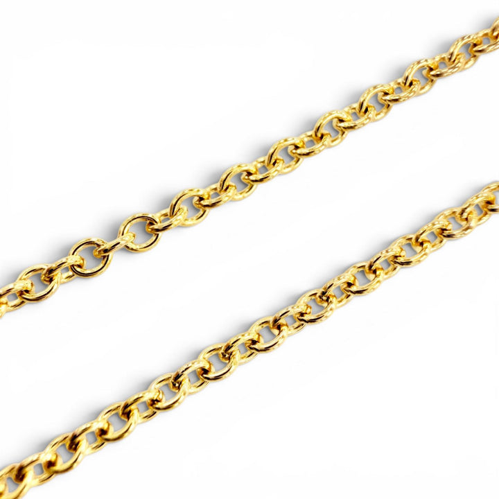 Excellent TIFFANY&Co. Necklace By the yard Yellow Gold AU750 Women 30883543
