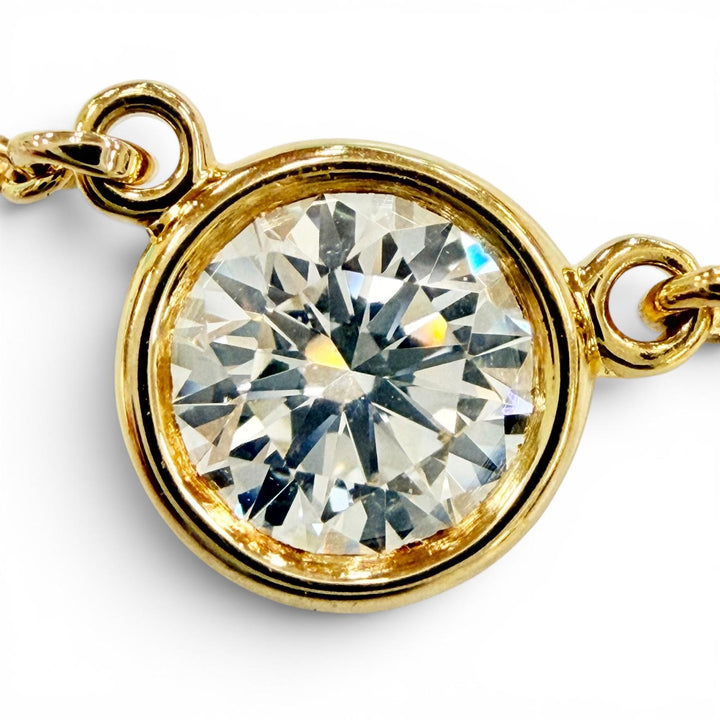 Excellent TIFFANY&Co. Necklace By the yard Yellow Gold AU750 Women 30883543
