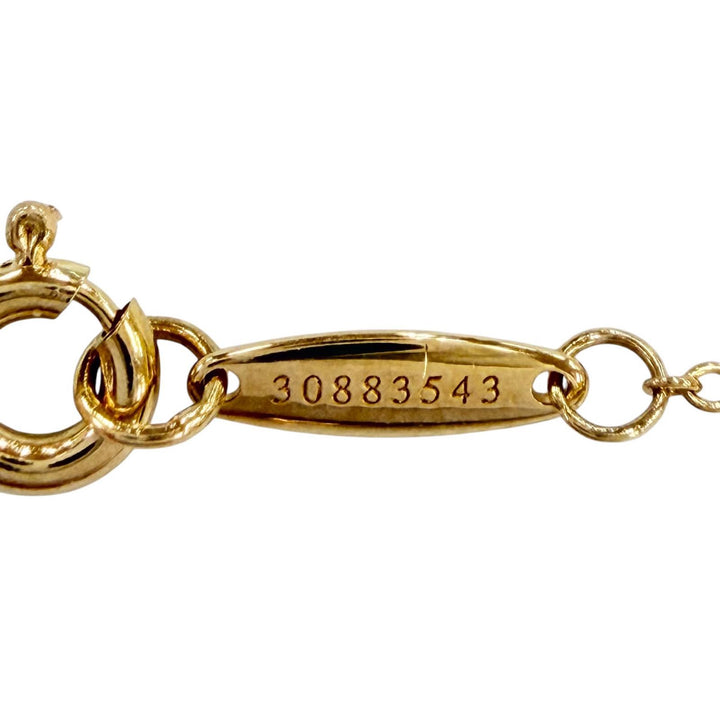 Excellent TIFFANY&Co. Necklace By the yard Yellow Gold AU750 Women 30883543