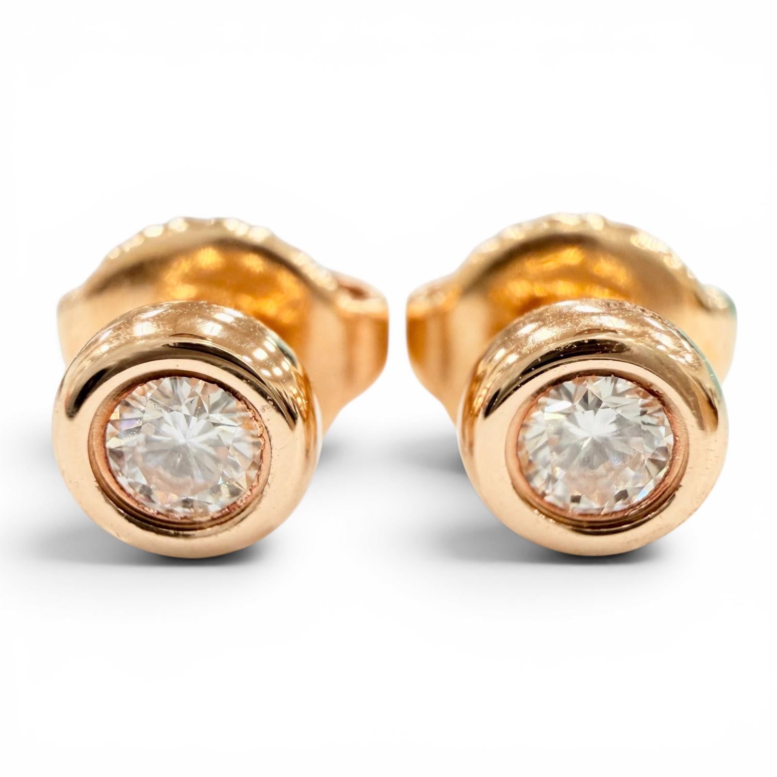 Excellent TIFFANY&Co. Pierce By the yard Pink gold AU750 Women