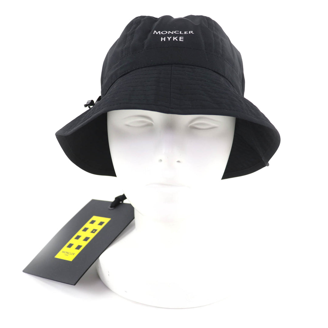 Pristine MONCLER GENIUS 4 HYKE hat black polyester Women M