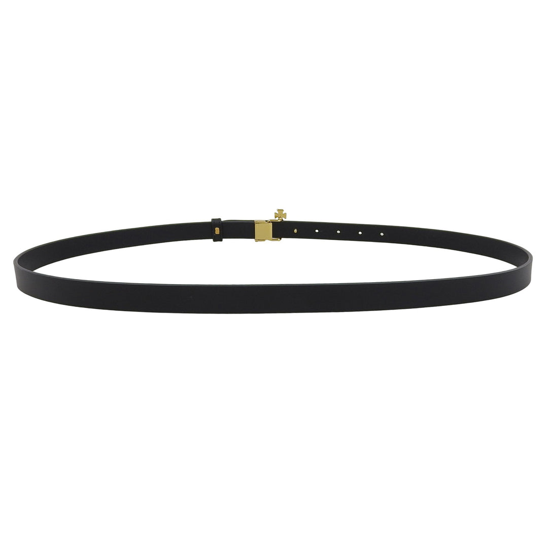 Pristine Vivienne Westwood belt Orb Buckle Narrow black leather mens