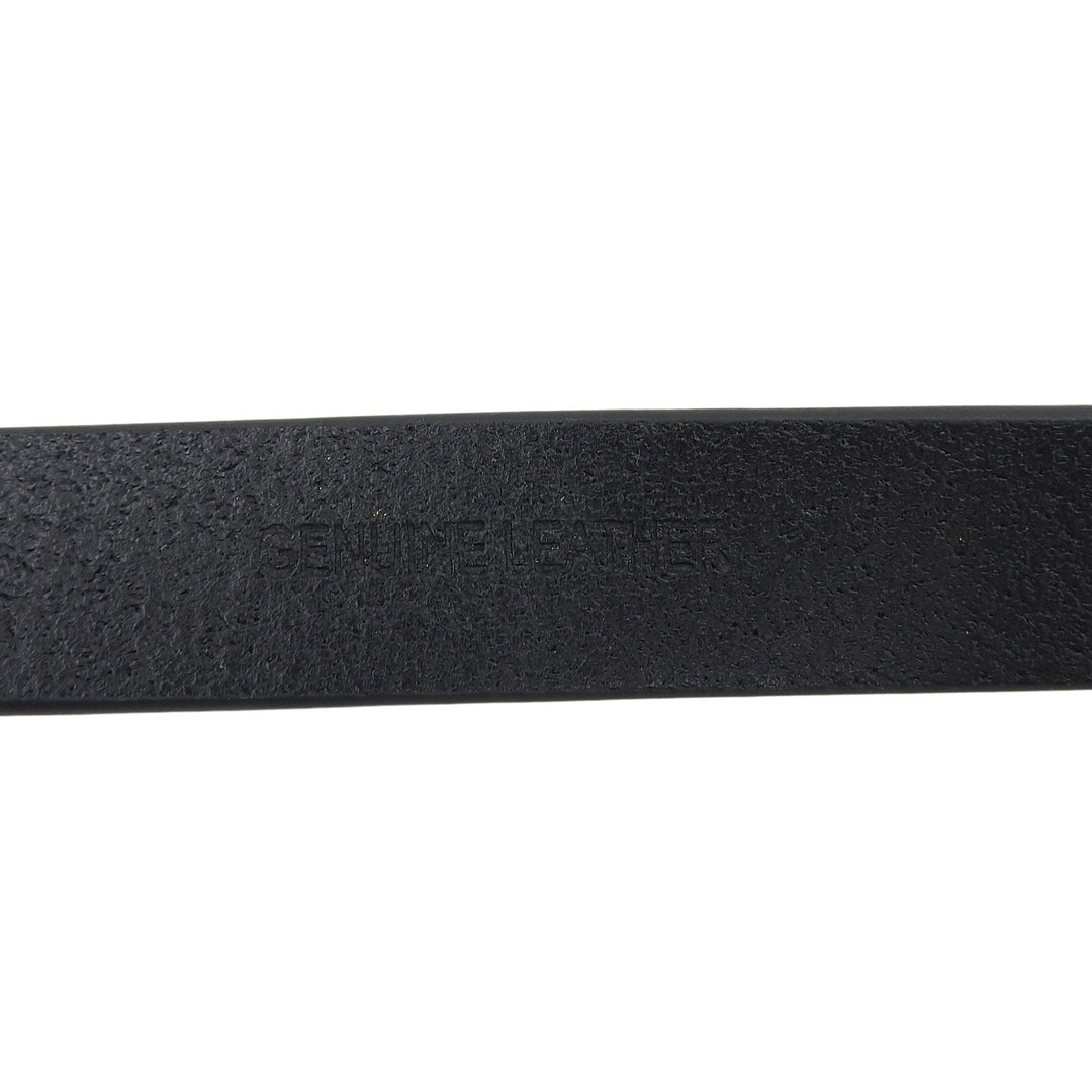 Pristine Vivienne Westwood belt Orb Buckle Narrow black leather mens