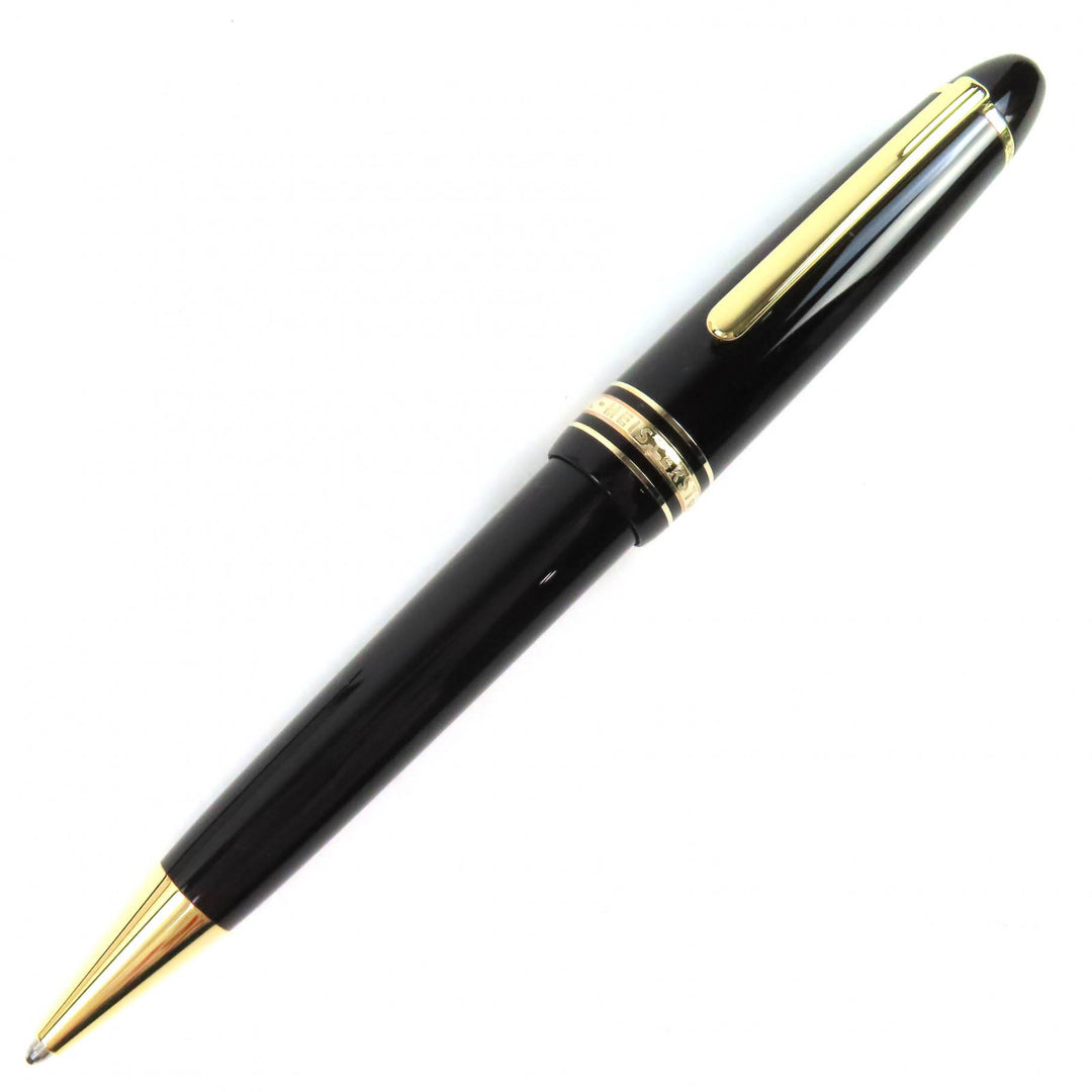 Excellent MONTBLANC Ballpoint pen Meisterstück Pix White Star Twist Style black