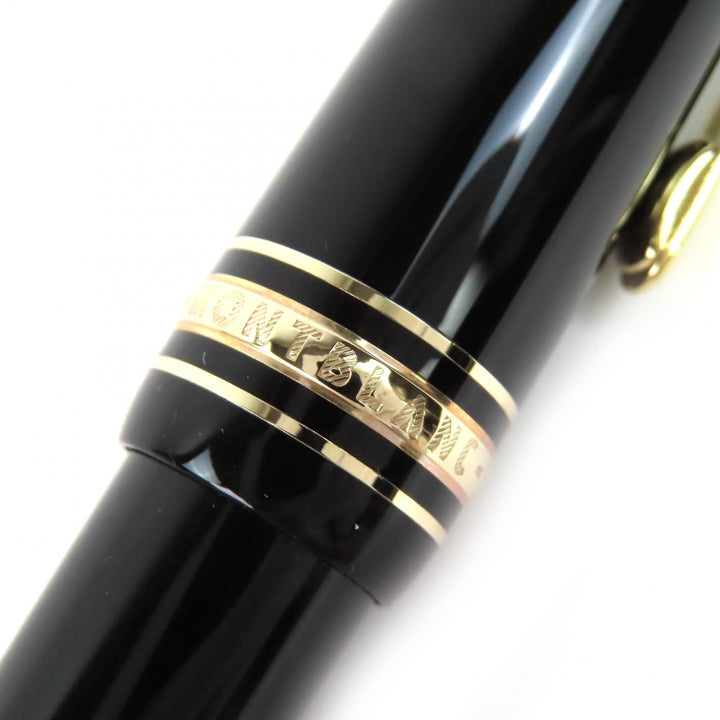 Excellent MONTBLANC Ballpoint pen Meisterstück Pix White Star Twist Style black