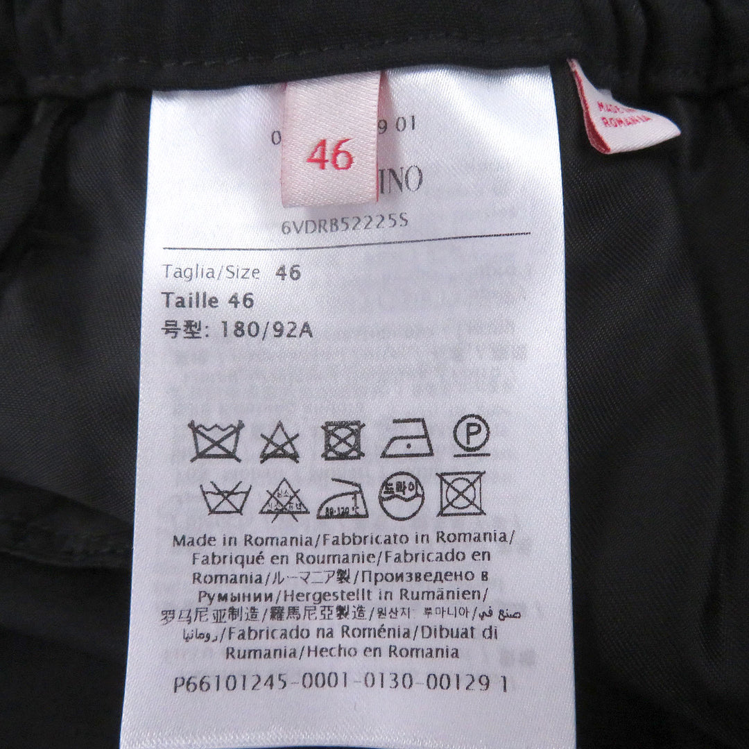 Excellent VALENTINO Pants Tapered pants black wool mens 46
