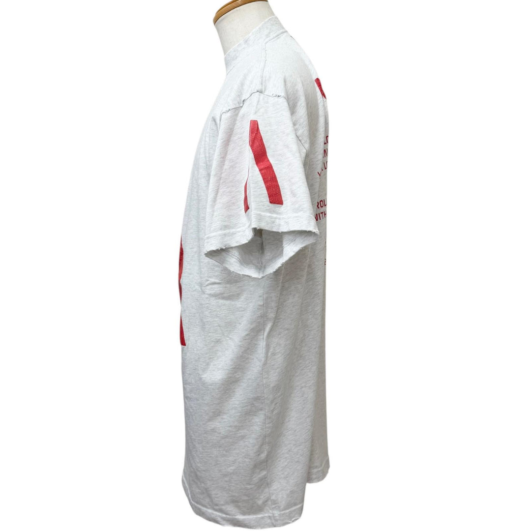 Excellent BALENCIAGA Short sleeve T-shirt Distressed finish Limited Edition