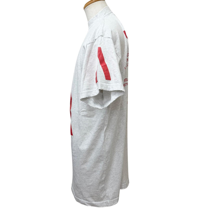 Excellent BALENCIAGA Short sleeve T-shirt Distressed finish Limited Edition