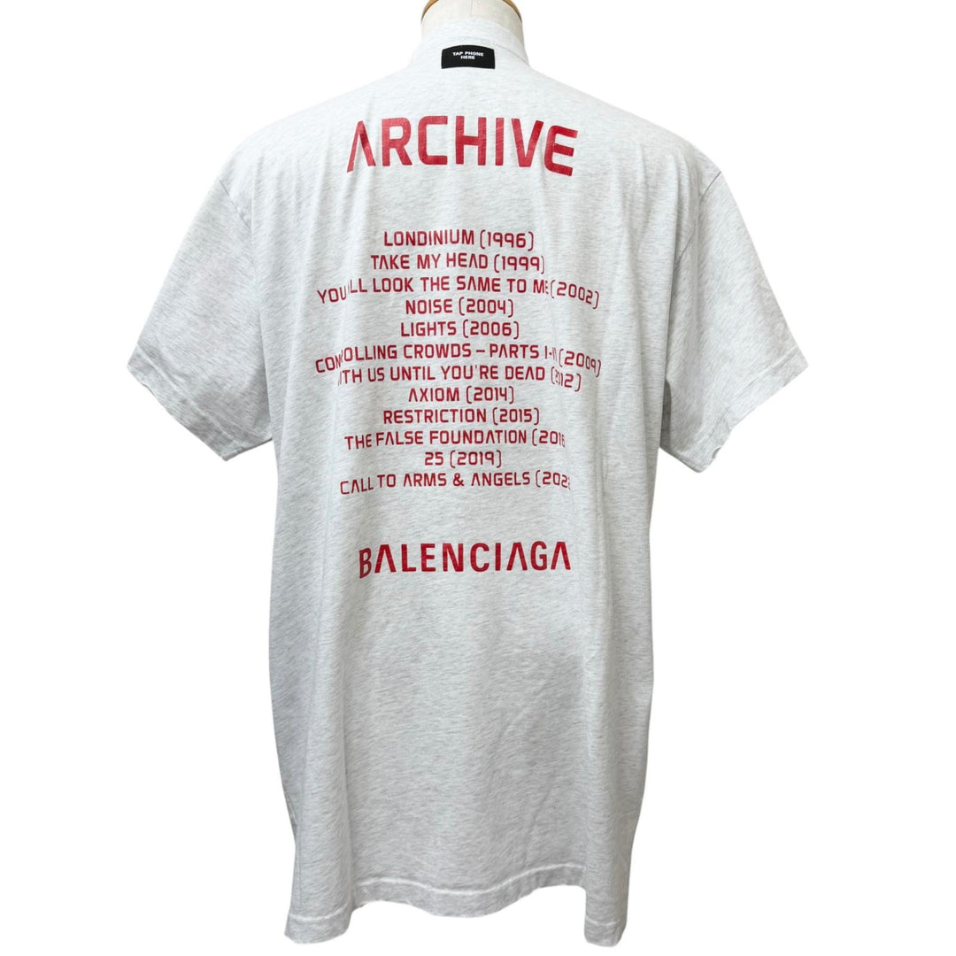 Excellent BALENCIAGA Short sleeve T-shirt Distressed finish Limited Edition