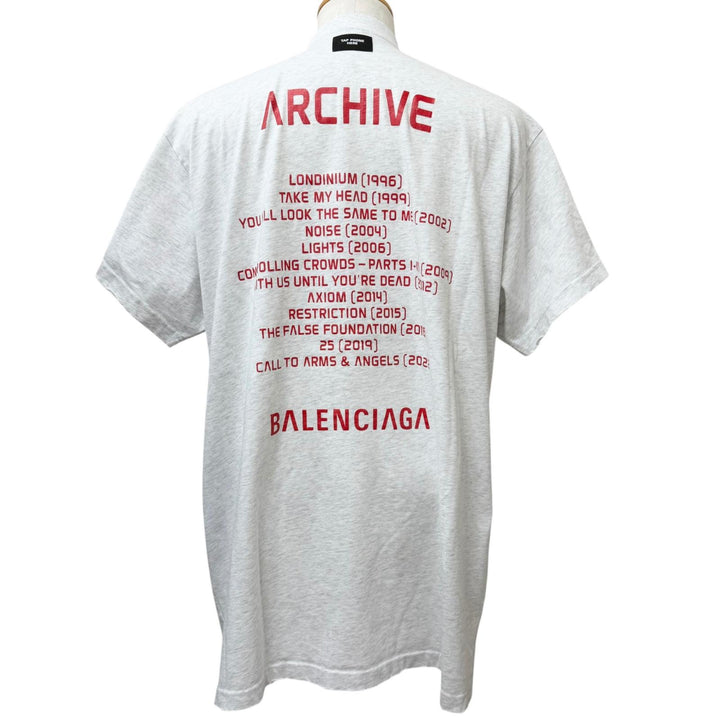 Excellent BALENCIAGA Short sleeve T-shirt Distressed finish Limited Edition