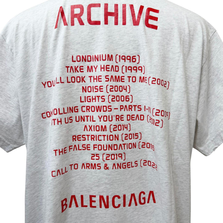 Excellent BALENCIAGA Short sleeve T-shirt Distressed finish Limited Edition