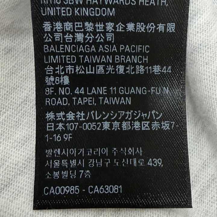 Excellent BALENCIAGA Short sleeve T-shirt Distressed finish Limited Edition