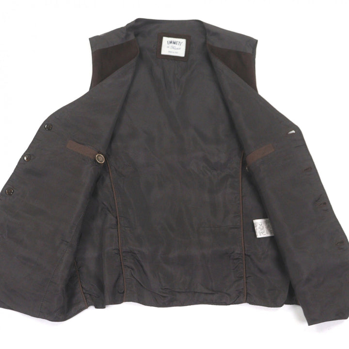 Great EMMETI Best MICHELE Goatskin vest Goat leather mens 44 24-06-0252-309