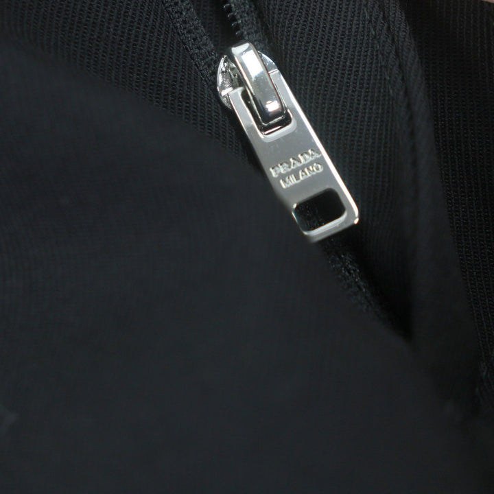 Excellent PRADA slacks black Virgin wool mens 46 SPH255