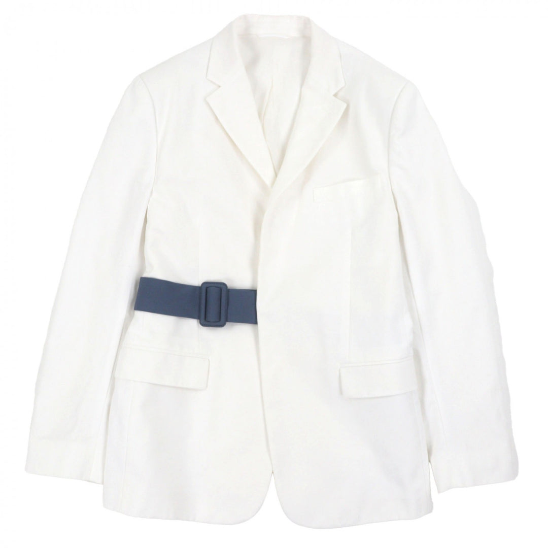 Excellent DIOR tailored jacket white cotton mens 48 193C261B4451