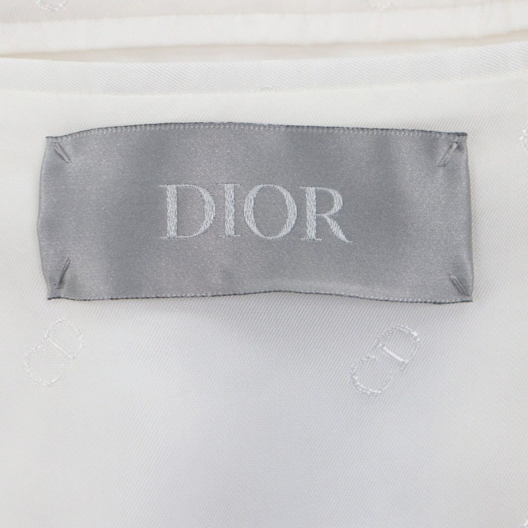 Excellent DIOR tailored jacket white cotton mens 48 193C261B4451