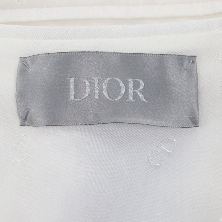 Excellent DIOR tailored jacket white cotton mens 48 193C261B4451