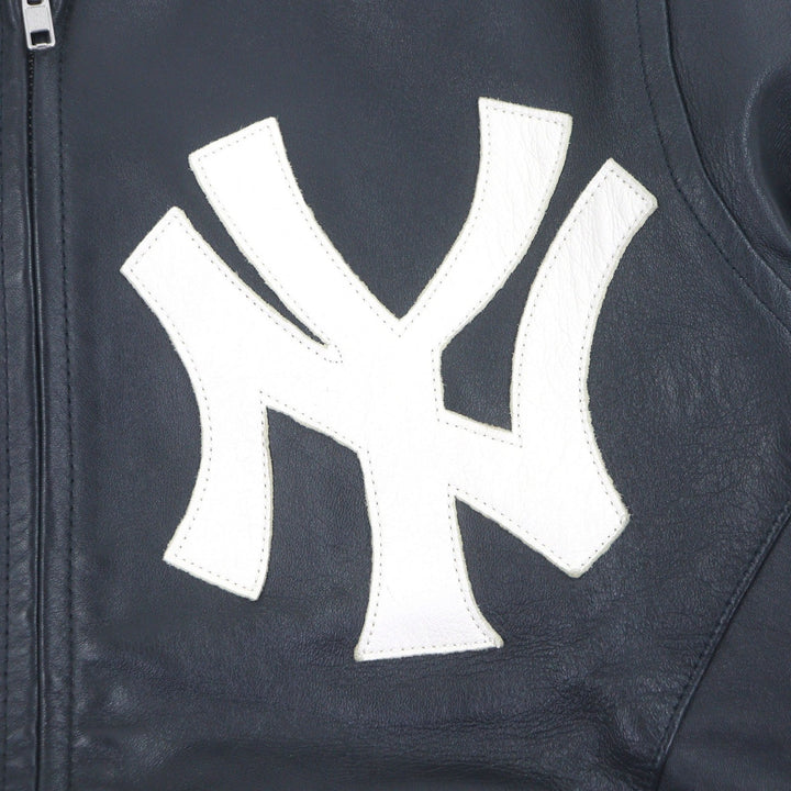 Great Supreme NEW YORK YANKEES Stajan NEW YORK YANKEES LEATHER VARSITY JACKET