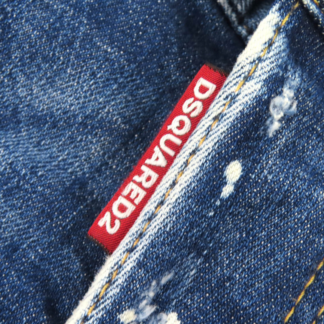 Discounted Great DSQUARED2 Denim pants SUPER TWINKY JEANS Damage processing 42 S74LB1327