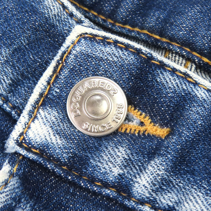 Discounted Great DSQUARED2 Denim pants SUPER TWINKY JEANS Damage processing 42 S74LB1327