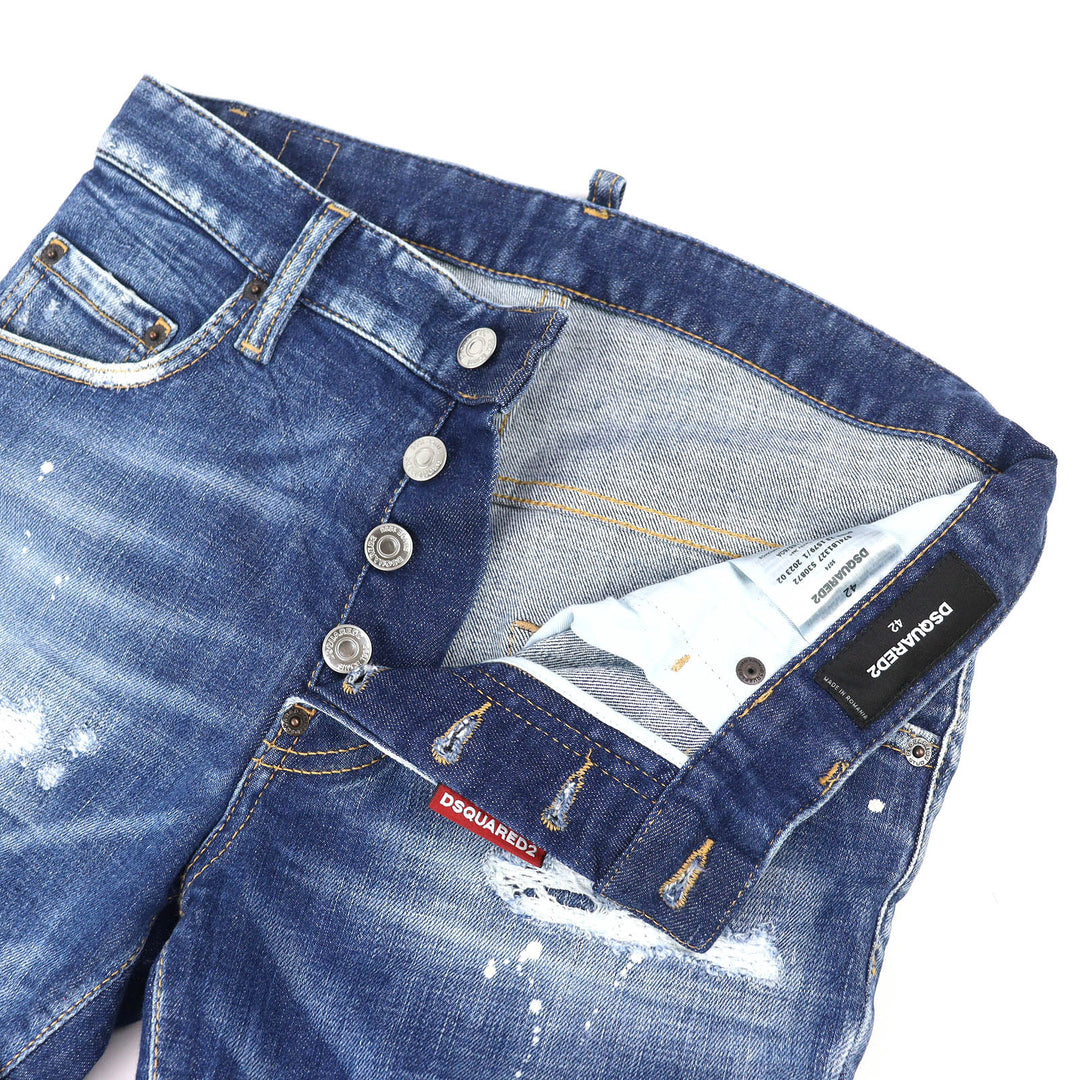 Discounted Great DSQUARED2 Denim pants SUPER TWINKY JEANS Damage processing 42 S74LB1327