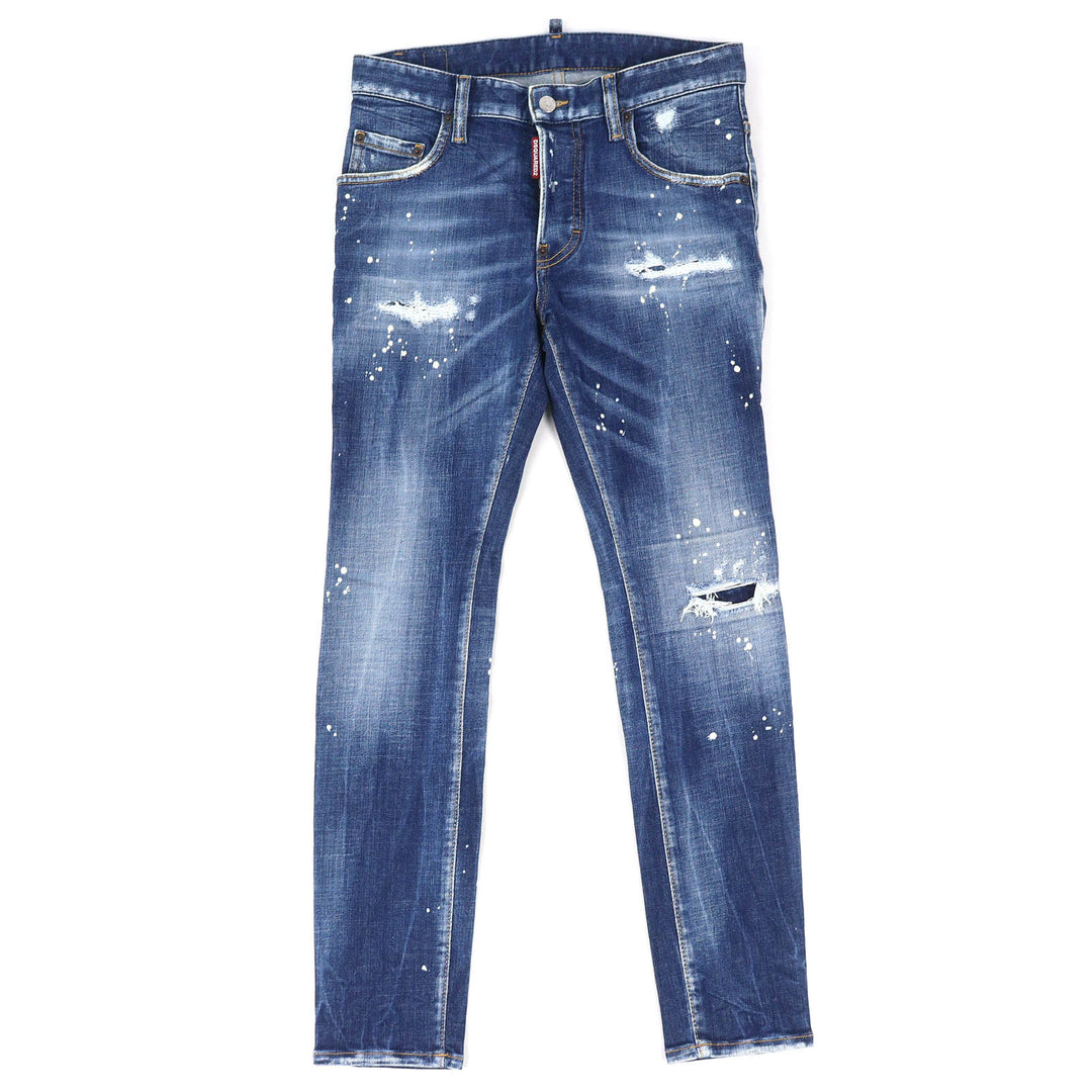 Discounted Great DSQUARED2 Denim pants SUPER TWINKY JEANS Damage processing 42 S74LB1327