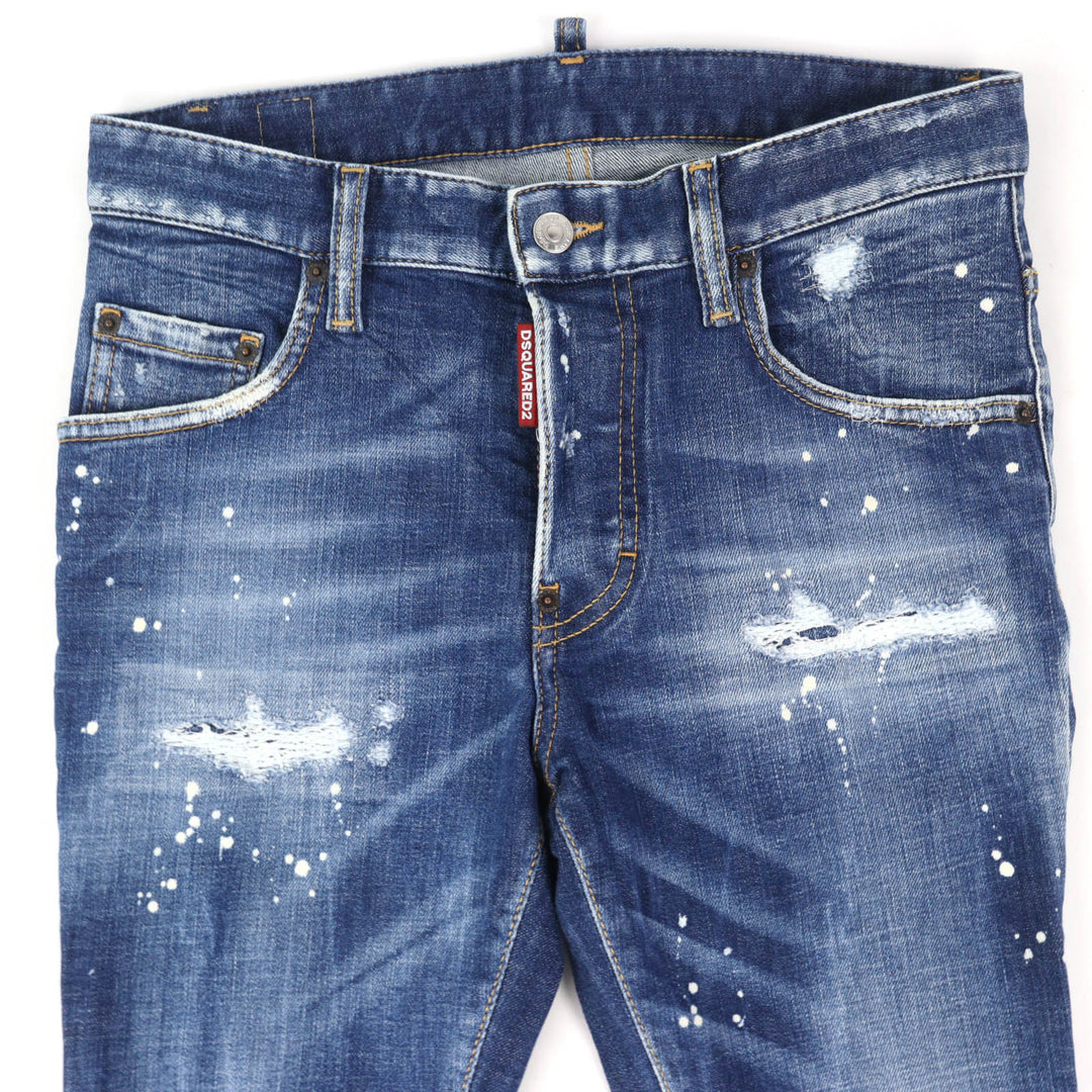 Discounted Great DSQUARED2 Denim pants SUPER TWINKY JEANS Damage processing 42 S74LB1327